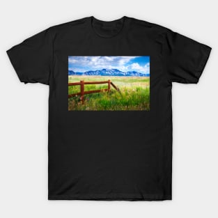 Front Range landscape Colorado Rocky Mountains T-Shirt